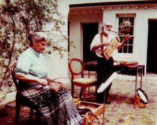 Karen and Leo Cappel - musicians/writers/sculptors, NZ
