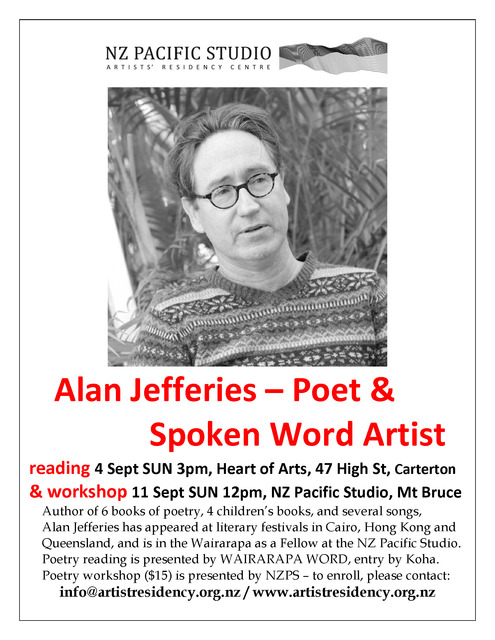 Poetry Workshop with Alan Jefferies